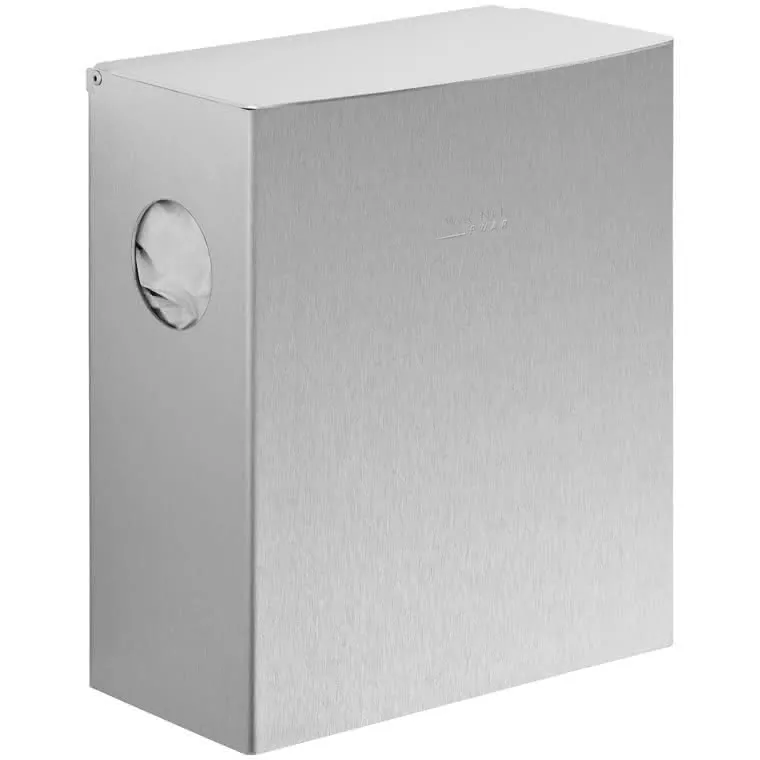 EWAR Hyg.-Abfallbeh. 5l m. Spender WP177 BxTxH:220x115x250mm, hochglanzpoliert