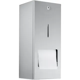 EWAR Toilettenpapierh.+Res.-rolle WP164 BxTxH:148x150x348mm, geschliffen