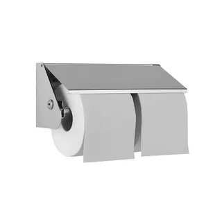 EWAR 2-fach Toilettenpapierhalter WP149 BxTxH:240x90x110mm, beschichtet RALxxxx