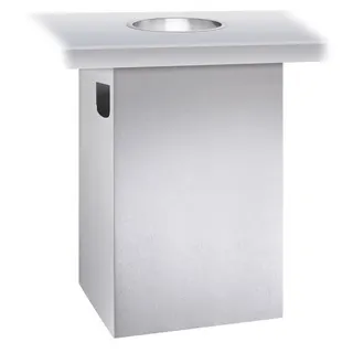 EWAR Abfallbehälter 40l WP188 BxTxH:298x300x448mm, geschliffen
