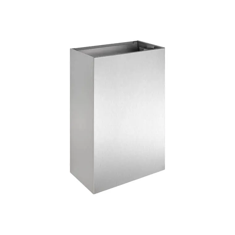 EWAR Abfallbehälter 15l WH15 BxTxH:260x150x400 mm, geschliffen