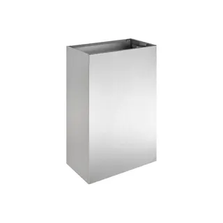 EWAR Abfallbehälter 15l WH15 BxTxH:260x150x400 mm, geschliffen