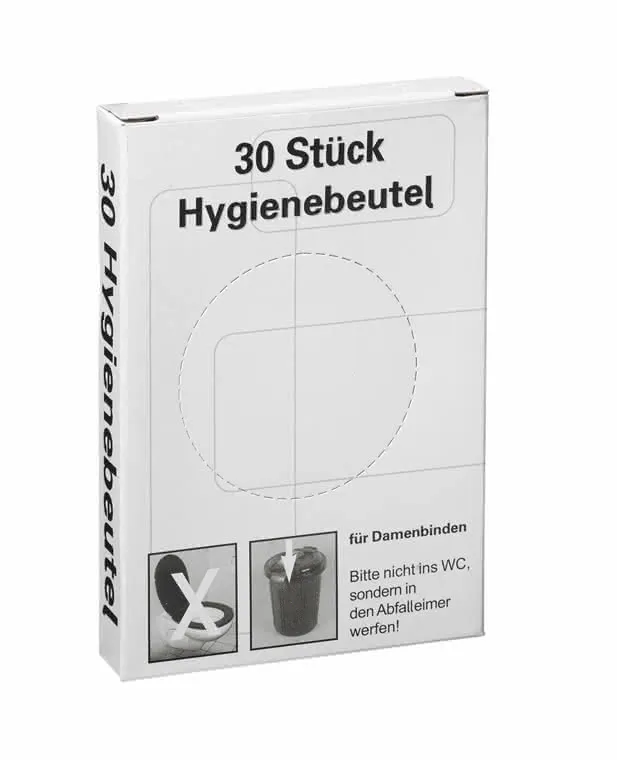 EWAR Kunststoff-Hygienebeutel 10x30 St. BxTxH:210x85x125mm