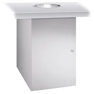 EWAR Abfallbehälter 43l WP198 BxTxH:298x510x450mm, geschliffen