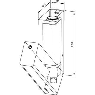 EWAR Seifenspender 1100ml PP102 BxTxH:80x120x298mm, geschliffen – Bild 2
