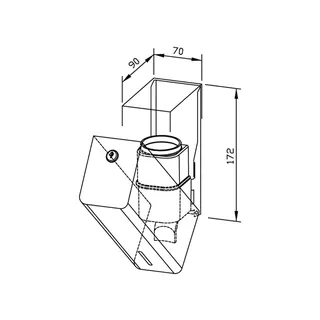 EWAR Seifenspender 200ml PP107 BxTxH:70x90x172mm, geschliffen – Bild 2