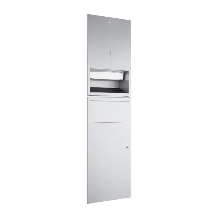 EWAR Kombination Papier/Abfall WP540 BxTxH:298x120x1048mm beschichtet RALxxxx