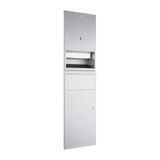 EWAR Kombination Papier/Abfall WP540 BxTxH:298x120x1048mm beschichtet RALxxxx