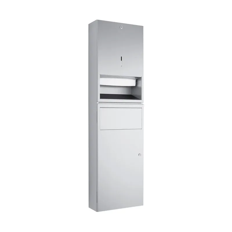 EWAR Kombination Papier/Abfall WP545 BxTxH:298x120x1048mm, geschliffen