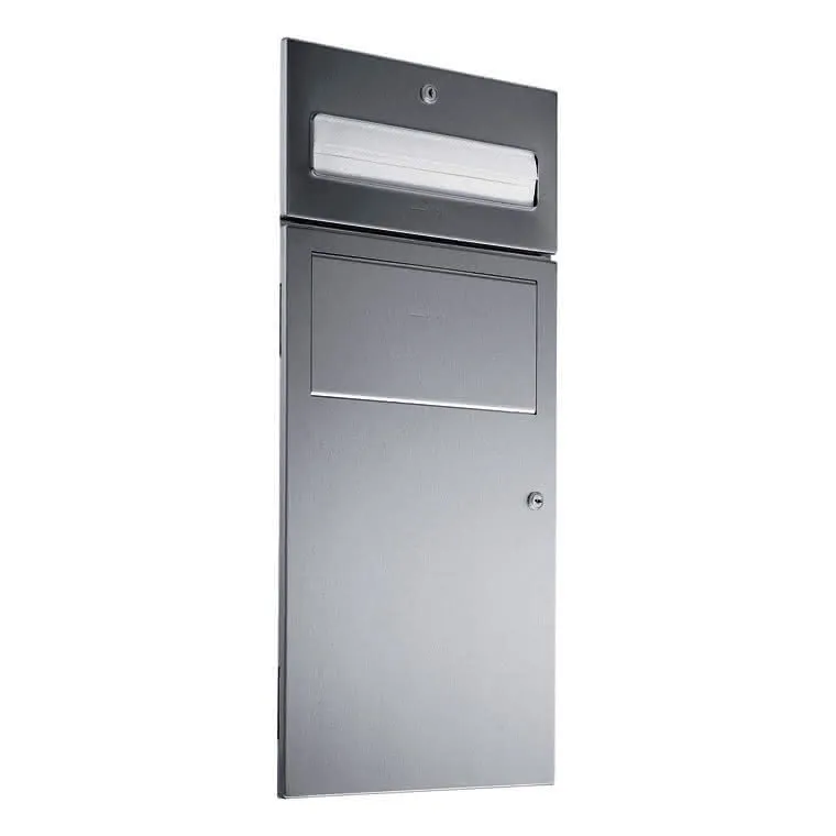 EWAR Kombination Papier/Abfall WP501 BxTxH:298x164x645mm, geschliffen
