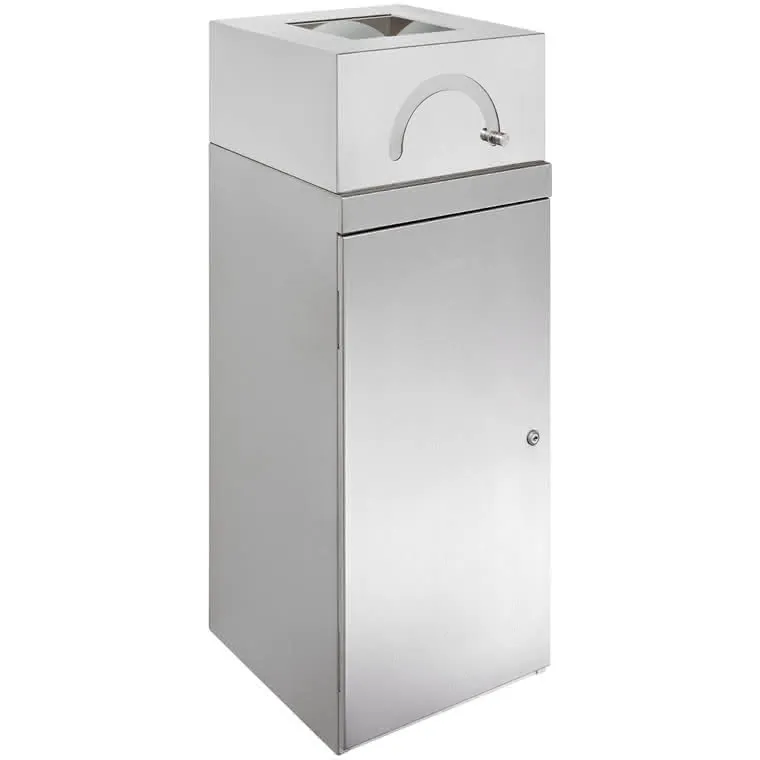EWAR Windel-Abfallbehälter WP2505 BxTxH:298x308x598mm, geschliffen
