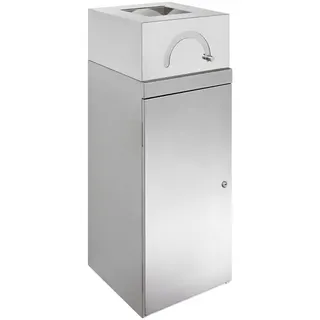 EWAR Windel-Abfallbehälter WP2505 BxTxH:298x308x598mm, geschliffen