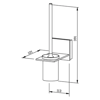 EWAR Bürstengarnitur AC761 BxTxH:113x121x391mm, gestrahlt – Bild 2