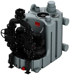ACO Hebeanlage Muli Pro PE-K15 2Pumpen Beh. PE Vol.max. 520L