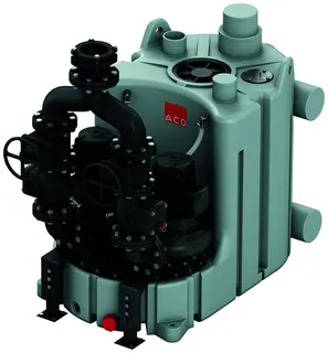 ACO Hebeanlage Muli Pro PE-K30 2Pumpen Beh. PE Vol.max. 520L
