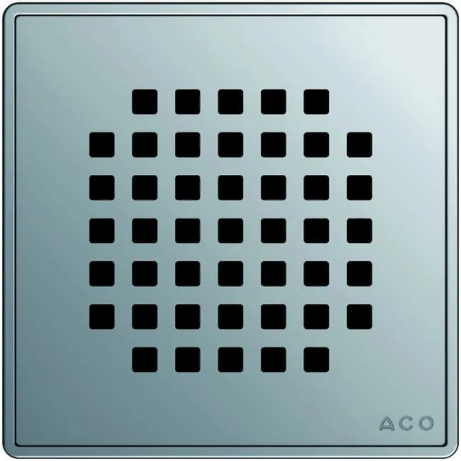 ACO ShowerDrain Rost 140x140/ Quadrato/ V2A/K3 lose eingelegt