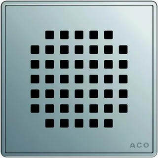 ACO ShowerDrain Rost 140x140/ Quadrato/ V2A/K3 lose eingelegt