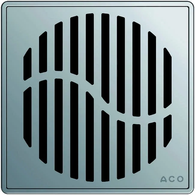ACO ShowerDrain Rost 140x140/ Wave/ V2A/ K3/lose eingelegt