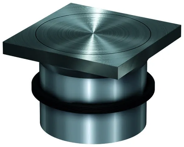ACO Aufsatzstück Passavant 150x150/ L15/ V2A/m. Verschlussdeckel