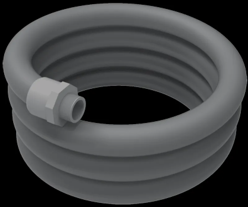 ACO Druckleitungsset ID 43/ AD50/ L=4,5m/ PVC