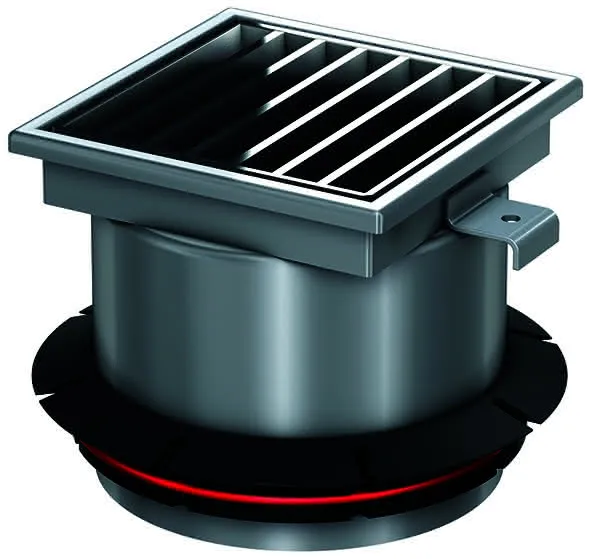 ACO Aufsatzstück Variant-CR M125 200x200/V2A/Stegrost V2A lose eingelegt