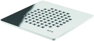 ACO Junior Design-Rost 187x187 Design: quadrato/ E-poliert/Klasse L15