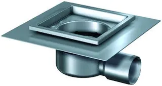ACO Kompaktablauf Variant CR DN70/1,5Grad/1,6l/s/V2A/Rahmen 200x200