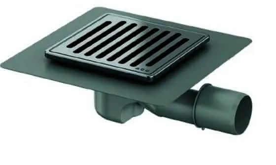 ACO Badablauf MG DN40/50 1,5 Grad/150x150/0,5l/s/K3/WS 50