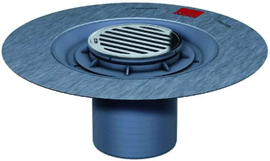 ACO Easy-Flow Aufsatzstück D136/ ABS/Rahmen/Schlitzrost V2A lose