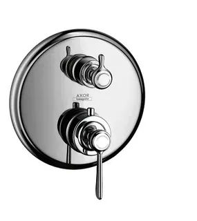 Hansgrohe Thermostat Unterputz Axor Montreux F-Set Hebelgriff BN mit Absperrventil – Bild 3