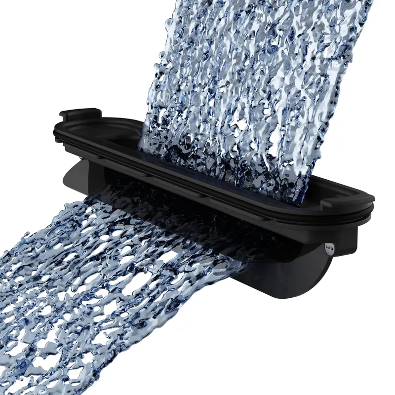 Hansgrohe RainDrain Match Duschrinne 700 mm mit höhenverstellbaren Rahmen MSW