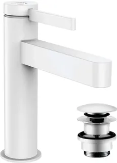 Hansgrohe Waschtischmischer 110 Finoris CoolStart mattweiss – Bild 3