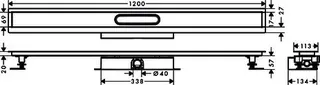 Hansgrohe Komplettset uBox universal für flache Installat.1200mm für DR FS – Bild 5