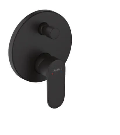 Hansgrohe Wannenmischer Unterputz Vernis Blend F-Set m.Sicherungskombi. mattschwarz