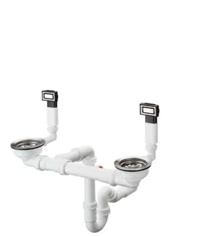 Hansgrohe Manuelle Ab- und Überlaufgarnitur 370 x 370 D15-10