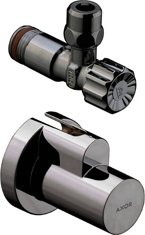 Hansgrohe Eckventil Axor chrom mit Schuber und Quetschverschraubung
