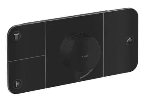 Hansgrohe Thermostat UP Axor One Fertigset 3 Verbraucher mattschwarz