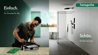Hansgrohe RainDrain Match Duschrinne 1000 mm mit höhenverstellbaren Rahmen chrom – Bild 5