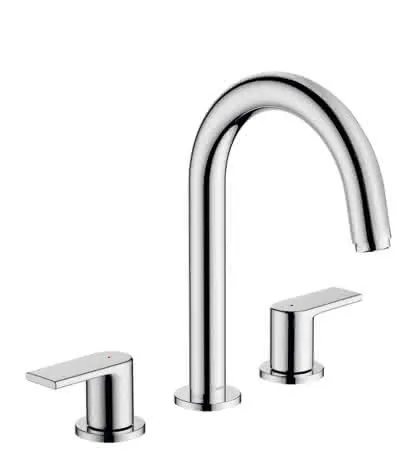 Hansgrohe 3-Loch Waschtischarmatur Vernis Shape chrom