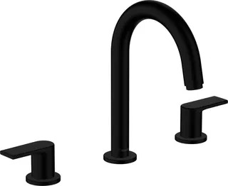 Hansgrohe 3-Loch Waschtischarmatur Vernis Shape mattschwarz – Bild 2