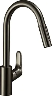 Hansgrohe Spültischmischer 240 Focus M41 Ausziehbrause 2jet sBox edelstahl-optik – Bild 3