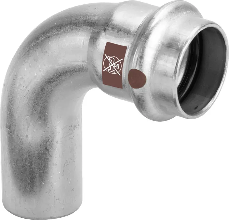 Viega Bogen 90 Grad mit SC Temponox 1716.1 in 22mm Stahl nichtrostend