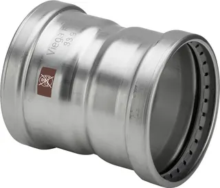 Viega Muffe mit SC Temponox XL 1715XL in 108,0mm Stahl nichtrostend