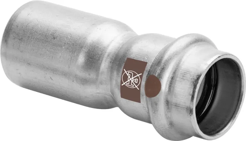 Viega Reduzierstück mit SC Temponox 1715.1 in 42x22mm Stahl nichtrostend