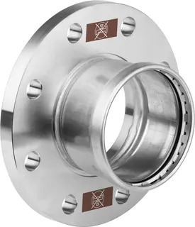 Viega Flanschübergang mit SC Temponox XL 1759XL in 76,1mm Stahl nichtrostend
