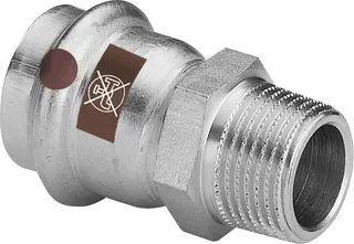 Viega Übergangsstück mit SC Temponox 1711 in 22mmxR3/4AG Stahl nichtrostend