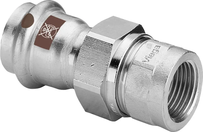 Viega Verschraubung mit SC Temponox 1762 in 28mmxRp1 Stahl nichtrostend