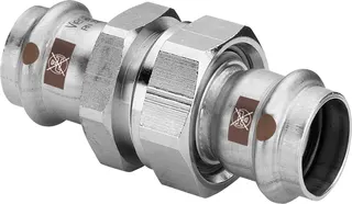 Viega Verschraubung mit SC Temponox 1760 in 15mm Stahl nichtrostend