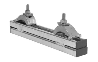 Walraven Trägerklemmset Strut 41x21D fverz. 41x110x600 bis Flanschstärke 35mm – Bild 2