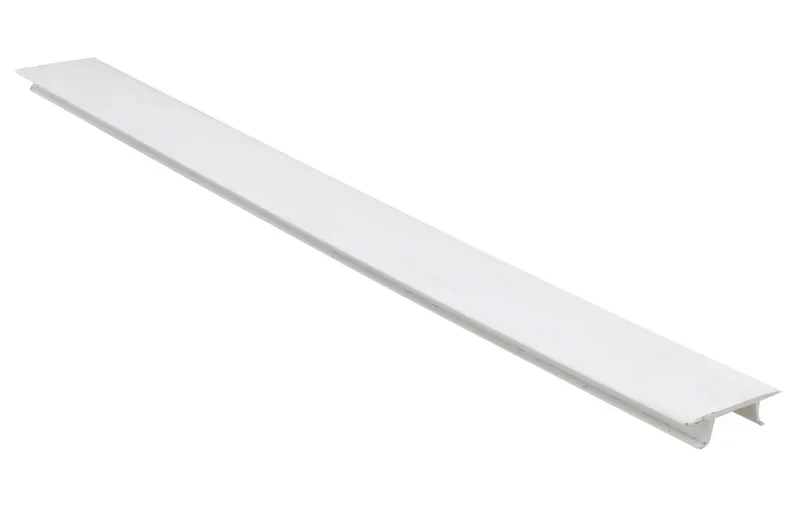 Walraven Profil Strut PVC weiß 3m 38 x 10 mm für Schienenverschluss